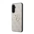 Guess PU 4G Metal Logo tok Samsung Galaxy A57 készülékhez rózsaszín