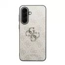 Guess PU 4G Metal Logo tok Samsung Galaxy A57 készülékhez rózsaszín