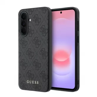   Guess PU 4G Metal Classic Logo tok Samsung Galaxy A37 készülékhez szürke