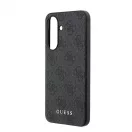 Guess PU 4G Metal Classic Logo tok Samsung Galaxy A37 készülékhez szürke