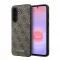 Guess PU 4G Metal Classic Logo tok Samsung Galaxy A37 készülékhez barna