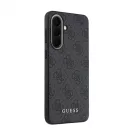 Guess PU 4G Metal Classic Logo tok Samsung Galaxy A57 készülékhez, szürke
