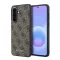 Guess PU 4G Metal Classic Logo tok Samsung Galaxy A57 készülékhez barna