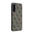 Guess PU 4G Metal Classic Logo tok Samsung Galaxy A57 készülékhez barna