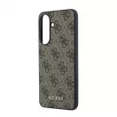 Guess PU 4G Metal Classic Logo tok Samsung Galaxy A57 készülékhez barna