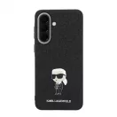 Karl Lagerfeld Fixed Glitter Metal Ikonik tok Samsung Galaxy A57 készülékhez, fekete